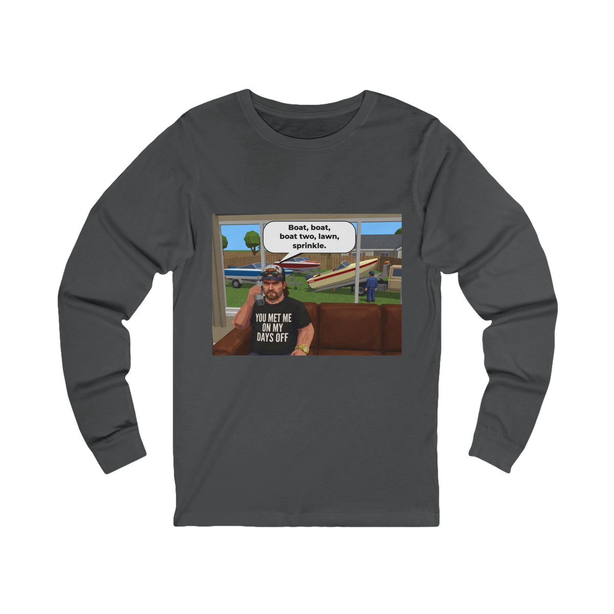 Boat, boat two, sprinkle, Long sleeve shirt